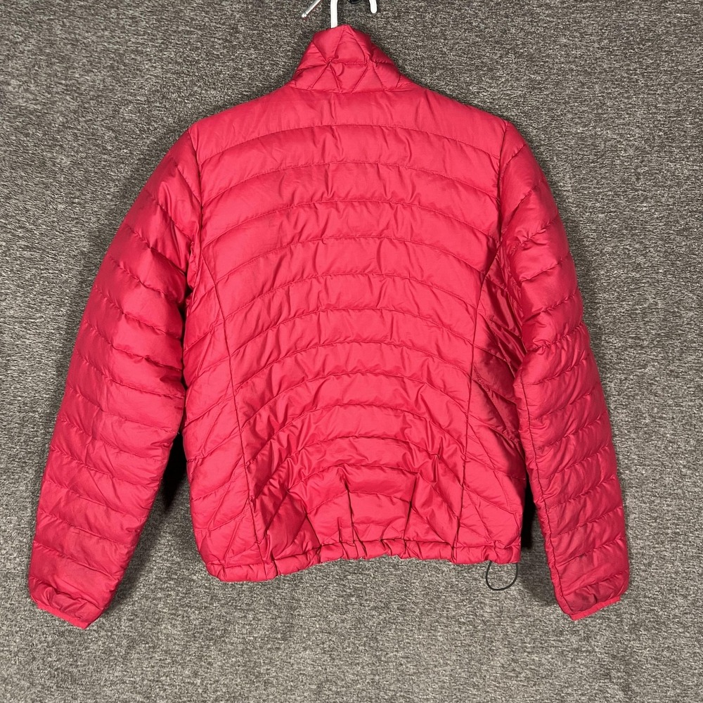 Patagonia Down Sweater Puffer Jacket Womens Medium Pink Quilted Full Zip Warm - Picture 7 of 9